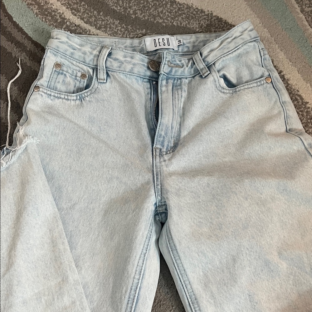 Light Wash Kids' Denim Jeans